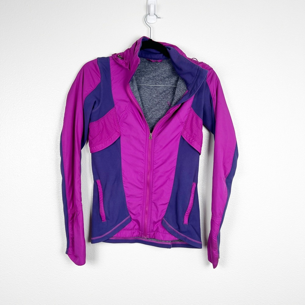 Lululemon Womewn's Kanto Catch Me Run Jacket Purple Sz‎ 4